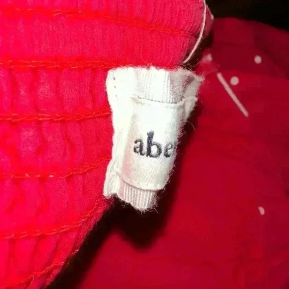 Abercrombie & Fitch Red Floral Dress Size L Kids - Picture 13 of 13